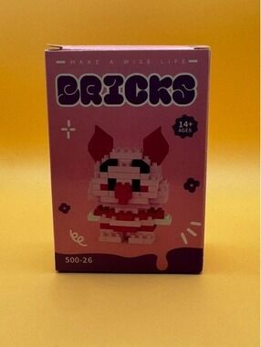 Make A Wish Mini Bricks Building Blocks Sets New (Piglet)